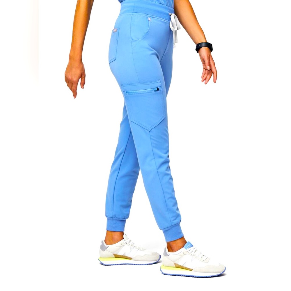 Figs high waisted joggers XS/R Ceil Blue